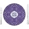 Lotus Flower Glass Lunch / Dinner Plate 10" (Personalized)