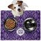 Lotus Flower Dog Food Mat - Medium LIFESTYLE