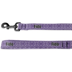Lotus Flower Deluxe Dog Leash - 4 ft (Personalized)