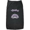 Lotus Flower Black Pet Shirt - S (Personalized)