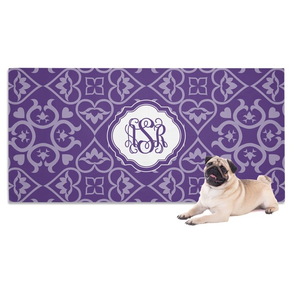 Custom Lotus Flower Dog Towel (Personalized)