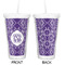 Lotus Flower Double Wall Tumbler with Straw - Approval