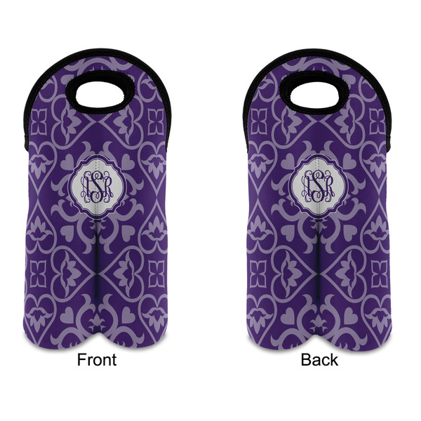 Lotus Flower Double Wine Tote - APPROVAL (new)