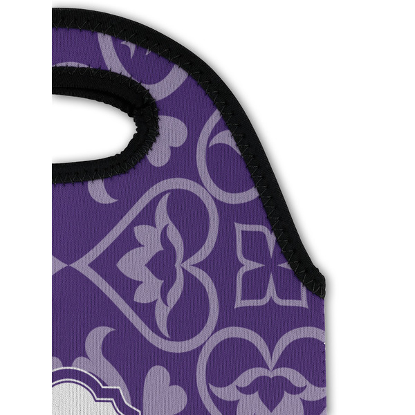 Lotus Flower Double Wine Tote - Detail 1 (new)