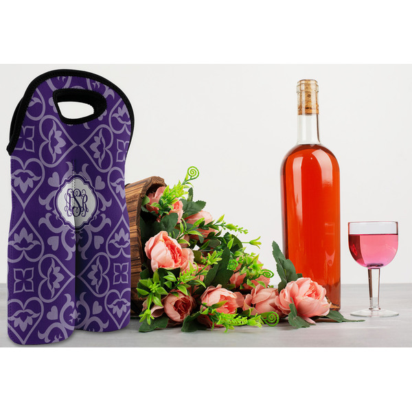 Lotus Flower Double Wine Tote - LIFESTYLE (new)