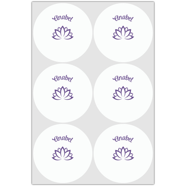 Lotus Flower Drink Topper - Large - Set of 6