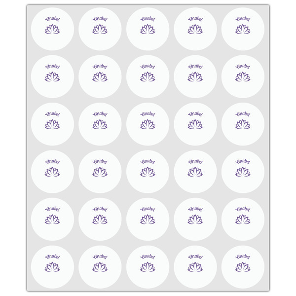 Lotus Flower Drink Topper - XSmall - Set of 30