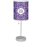 Lotus Flower 7" Drum Lamp with Shade Polyester (Personalized)