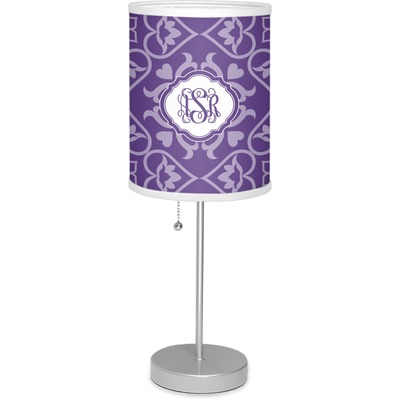 Lotus Flower 7" Drum Lamp with Shade (Personalized)