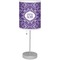 Lotus Flower Lamp with Drum Shade (Personalized)