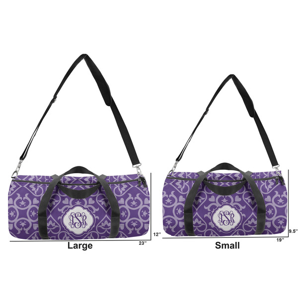 Lotus Flower Duffle Bag Small and Large
