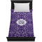 Lotus Flower Duvet Cover - Twin - On Bed - No Prop