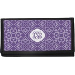 Lotus Flower Canvas Checkbook Cover (Personalized)