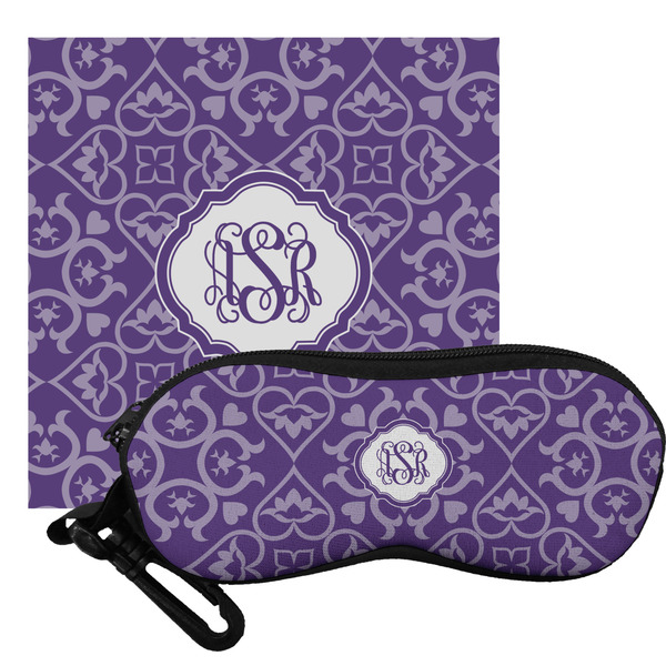 Custom Lotus Flower Eyeglass Case & Cloth (Personalized)