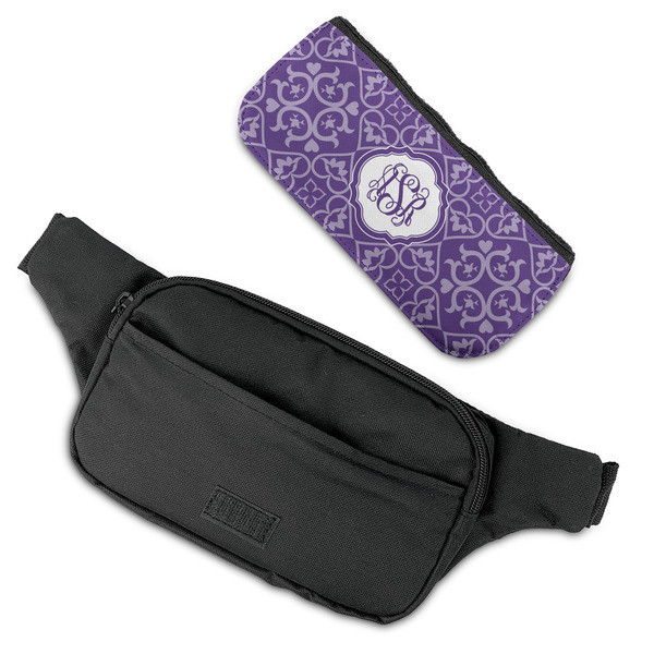 Lotus Flower Fanny Packs - FLAT (flap off)