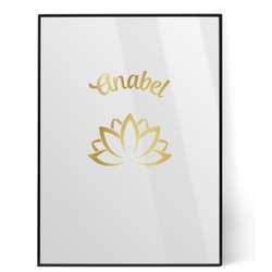 Lotus Flower Foil Print (Personalized)