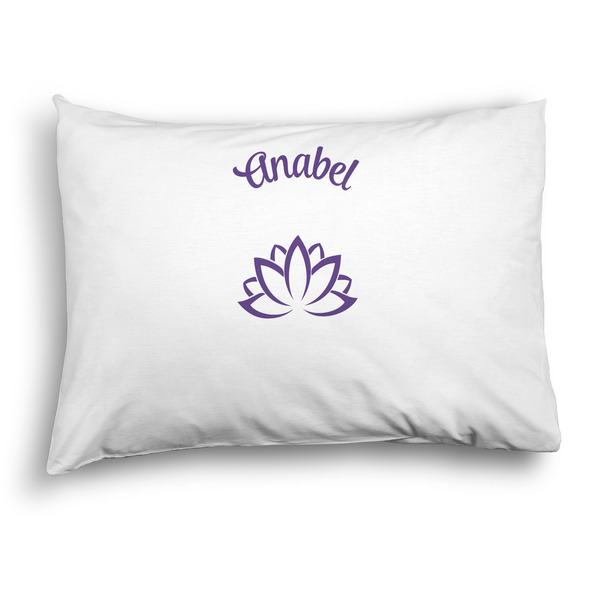 Custom Lotus Flower Pillow Case - Standard - Graphic (Personalized)