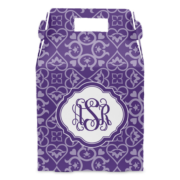 Lotus Flower Gable Favor Box - Front