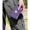 Lotus Flower Genuine Leather Womens Wallet - In Context