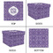 Lotus Flower Gift Boxes with Lid - Canvas Wrapped - Large - Approval