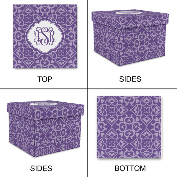 Lotus Flower Gift Boxes with Lid - Canvas Wrapped - Medium - Approval