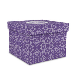 Lotus Flower Gift Box with Lid - Canvas Wrapped - Medium (Personalized)