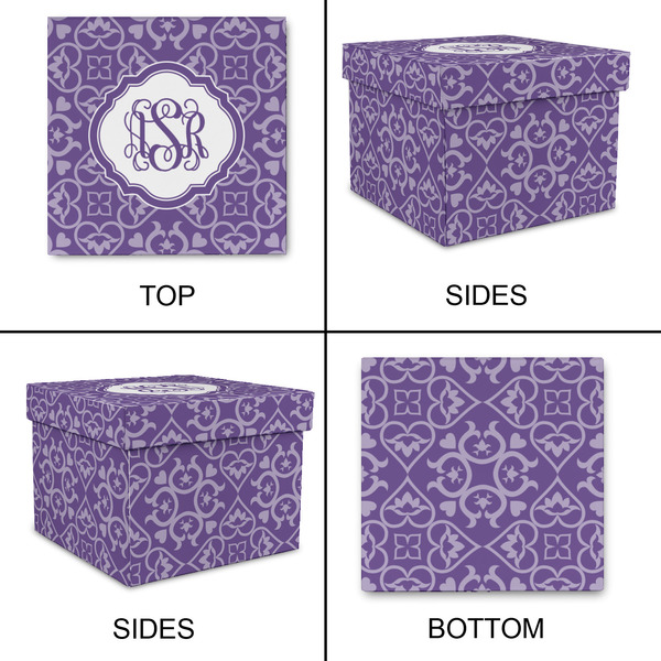 Lotus Flower Gift Boxes with Lid - Canvas Wrapped - Small - Approval