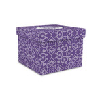 Lotus Flower Gift Box with Lid - Canvas Wrapped - Small (Personalized)