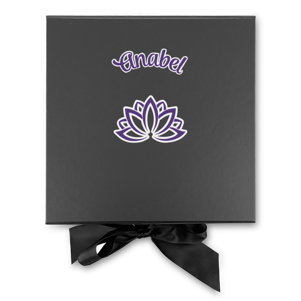 Lotus Flower Gift Boxes with Magnetic Lid - Black - Approval
