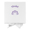Lotus Flower Gift Boxes with Magnetic Lid - White - Approval