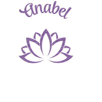 Lotus Flower Glitter Sticker Decal - Up to 6"X6" (Personalized)