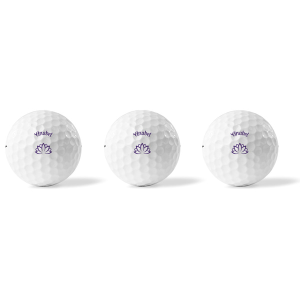 Lotus Flower Golf Balls - Titleist - Set of 3 - APPROVAL