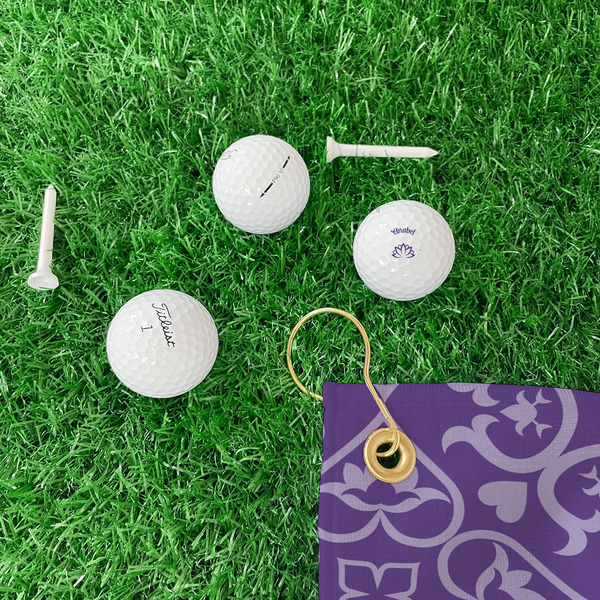 Lotus Flower Golf Balls - Titleist - Set of 3 - LIFESTYLE