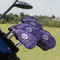 Lotus Flower Golf Club Cover - Set of 9 - On Clubs
