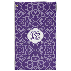 Lotus Flower Golf Towel - Poly-Cotton Blend w/ Monograms