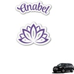 Lotus Flower Graphic Car Decal (Personalized)