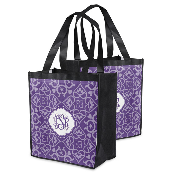 Lotus Flower Grocery Bag - MAIN