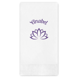 Lotus Flower Guest Paper Towels - Full Color (Personalized)