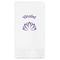 Lotus Flower Guest Napkins - Full Color - Embossed Edge (Personalized)