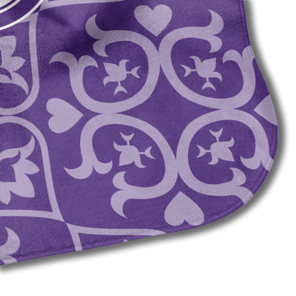 Lotus Flower Hooded Baby Towel- Detail Corner