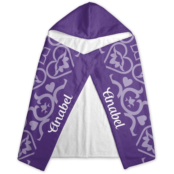 Lotus Flower Hooded Towel - Folded