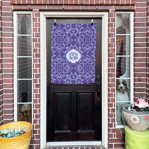 Lotus Flower House Flags - Double Sided - (Over the door) LIFESTYLE