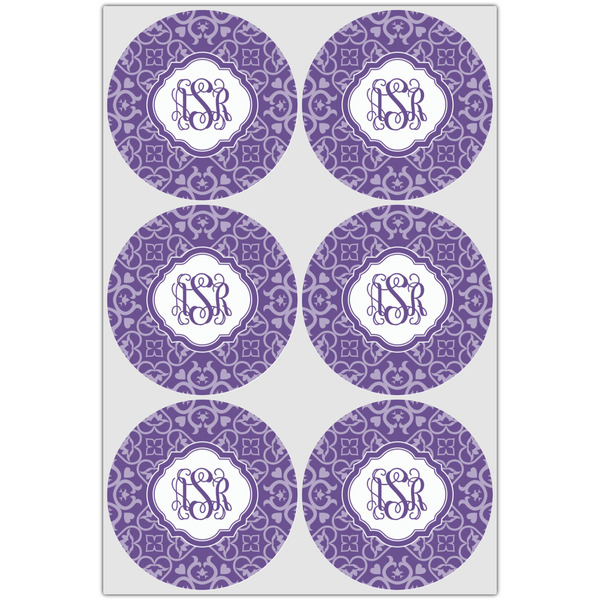 Lotus Flower Icing Circle - Large - Set of 6