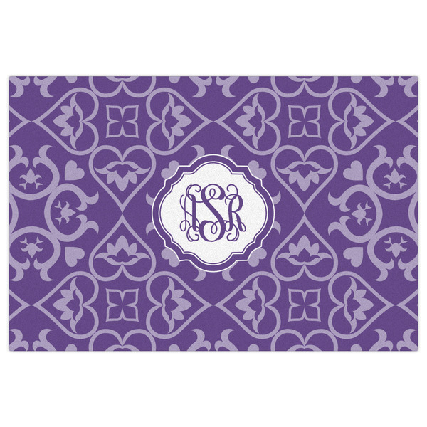 Lotus Flower Indoor / Outdoor Rug - 2'x3' - Front Flat