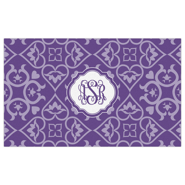 Lotus Flower Indoor / Outdoor Rug - 3'x5' - Front Flat