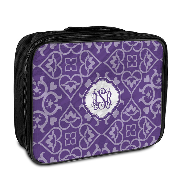 Custom Lotus Flower Insulated Lunch Bag (Personalized)
