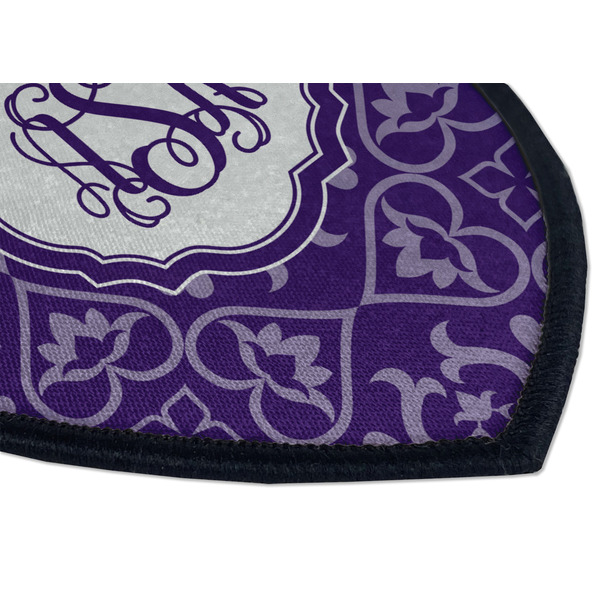 Lotus Flower Iron on Shield 3 Detail