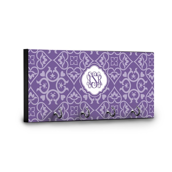 Lotus Flower Key Hanger - Front View with Hooks