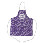 Lotus Flower Kid's Apron w/ Monogram