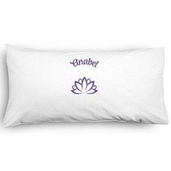 Lotus Flower Pillow Case - King - Graphic (Personalized)